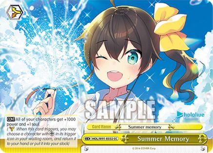 Summer Memory (HOL/W91-E032 CC) - hololive production