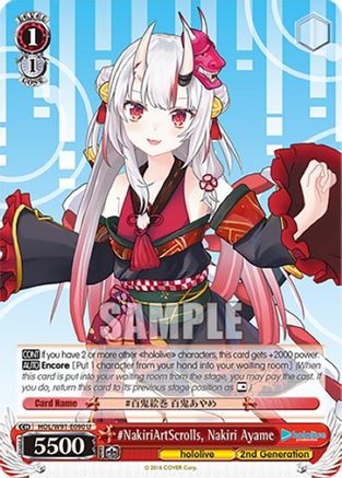 #NakiriArtScrolls, Nakiri Ayame (HOL/W91-E090 U) - hololive production