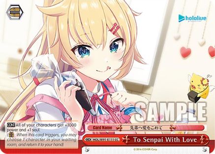 To Senpai With Love (HOL/W91-E111 CC) - hololive production