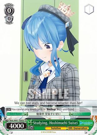 Studying, Hoshimachi Suisei (HOL/W91-TE003 TD) - hololive production
