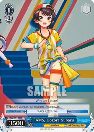 FAMS, Oozora Subaru (HOL/W91-TE051 TD) - hololive production