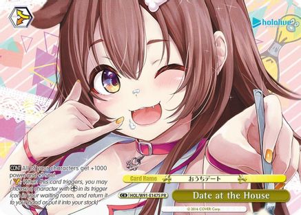 Date at the House (PR Foil) (HOL/W91-E147S PR) - hololive production