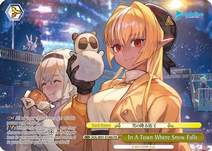 In A Town Where Snow Falls (PR Foil) (HOL/W91-E148S PR) - hololive production