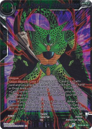 Cell, Startling Assimilation (EX20-06) - Expansion Deck Box Set 20 Ultimate Deck 2022 Foil
