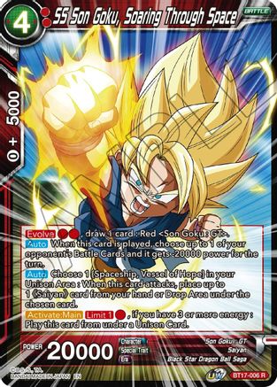 SS Son Goku, Soaring Through Space (BT17-006) - Ultimate Squad Foil