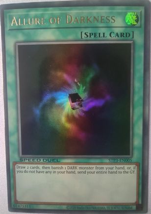 Allure of Darkness (STP3-EN005) - Speed Duel: Tournament Pack 3 Unlimited