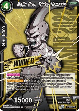 Majin Buu, Tricky Nemesis (Winner Stamped) (Championship Pack 2022 Vol.1) (P-398) - Promotion Cards Foil