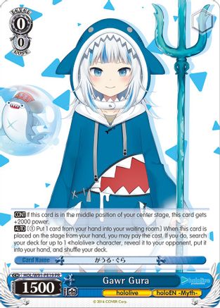 Gawr Gura (HOL/W91-PE19 PR) - hololive production