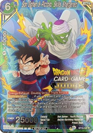Son Gohan & Piccolo, Skills Sharpened (Judge Pack Vol.11) (BT10-147) - Tournament Promotion Cards Foil