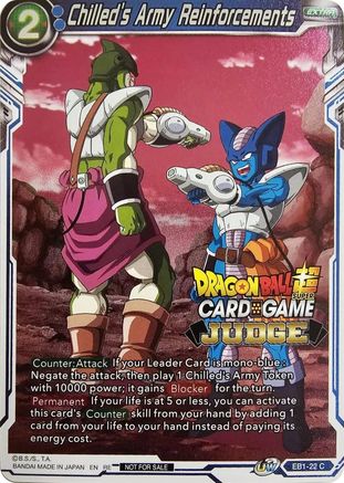 Chilled's Army Reinforcements (Judge Pack Vol.11) (EB1-22) - Tournament Promotion Cards Foil