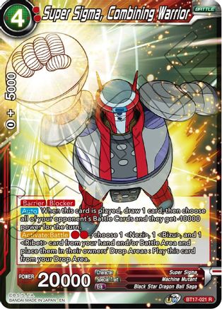 Super Sigma, Combining Warrior (BT17-021) - Ultimate Squad