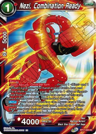 Nezi, Combination Ready (BT17-023) - Ultimate Squad
