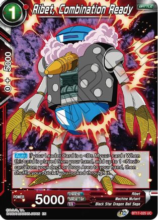 Ribet, Combination Ready (BT17-025) - Ultimate Squad Foil