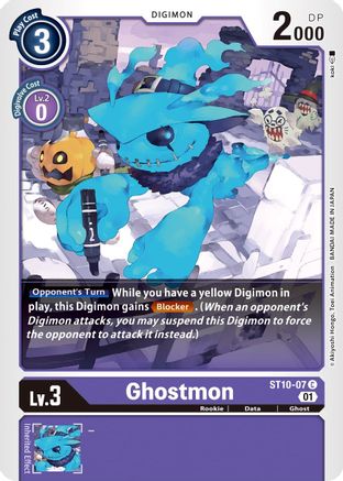 Ghostmon (ST10-07) - Starter Deck 10: Parallel World Tactician