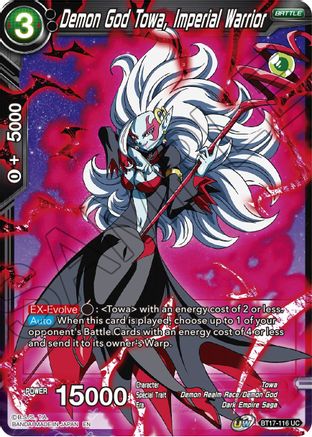Demon God Towa, Imperial Warrior (BT17-116) - Ultimate Squad Foil