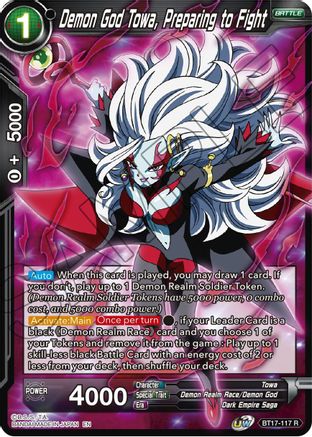 Demon God Towa, Preparing to Fight (BT17-117) - Ultimate Squad
