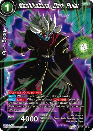 Mechikabura, Dark Ruler (BT17-121) - Ultimate Squad Foil