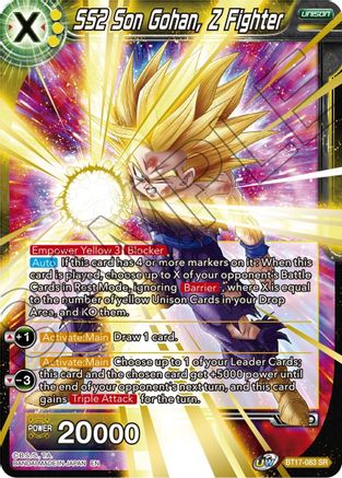 SS2 Son Gohan, Z Fighter (BT17-083) - Ultimate Squad Foil