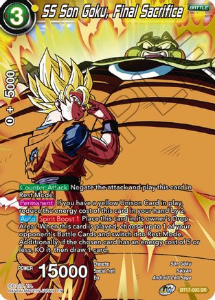 SS Son Goku, Final Sacrifice (BT17-093) - Ultimate Squad Foil