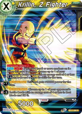 Krillin, Z Fighter (BT17-086) - Ultimate Squad Foil