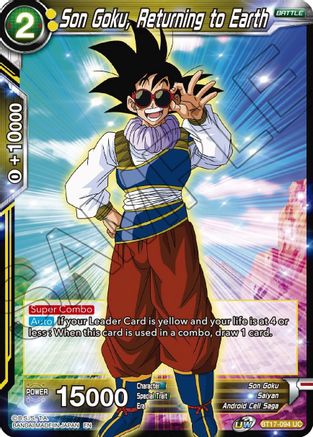 Son Goku, Returning to Earth (BT17-094) - Ultimate Squad Foil