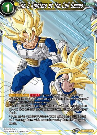 The Z Fighters at the Cell Games (BT17-107) - Ultimate Squad Foil