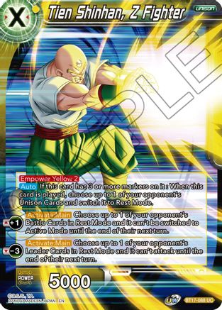 Tien Shinhan, Z Fighter (BT17-088) - Ultimate Squad Foil