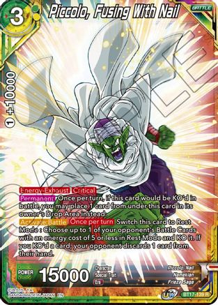 Piccolo, Fusing With Nail (BT17-139) - Ultimate Squad