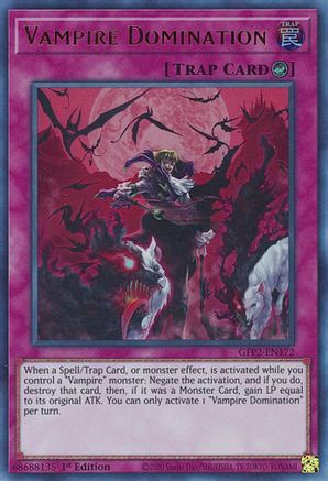 Vampire Domination (GFP2-EN172) - Ghosts From the Past: The 2nd Haunting 1st Edition