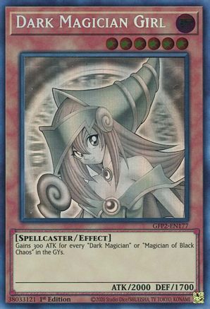 Dark Magician Girl (Ghost Rare) (GFP2-EN177) - Ghosts From the Past: The 2nd Haunting 1st Edition