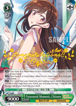 Treasured Moment, Chizuru (Hot Stamped) (KNK/BSF2022-03 PR) - Bushiroad Event Cards