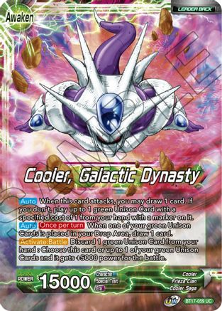 Cooler // Cooler, Galactic Dynasty (BT17-059) - Ultimate Squad