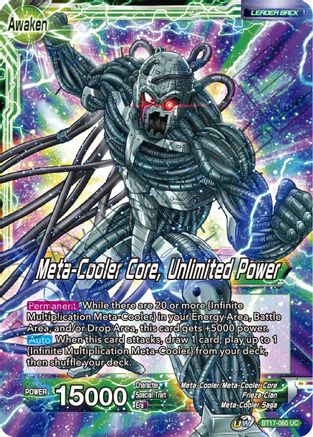 Meta-Cooler // Meta-Cooler Core, Unlimited Power (BT17-060) - Ultimate Squad Foil