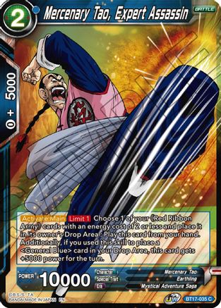 Mercenary Tao, Expert Assassin (BT17-035) - Ultimate Squad Foil