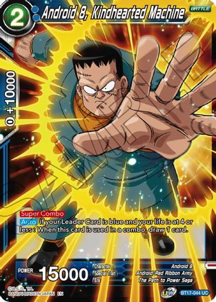 Android 8, Kindhearted Machine (BT17-044) - Ultimate Squad