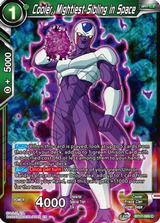 Cooler, Mightiest Sibling in Space (BT17-069) - Ultimate Squad