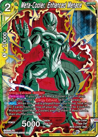 Meta-Cooler, Enhanced Menace (BT17-141) - Ultimate Squad Foil