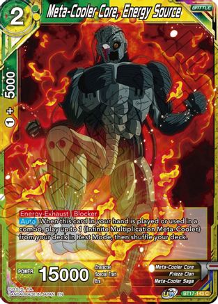 Meta-Cooler Core, Energy Source (BT17-143) - Ultimate Squad Foil