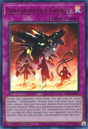 Dinomorphia Frenzy (DIFO-EN077) - Dimension Force 1st Edition