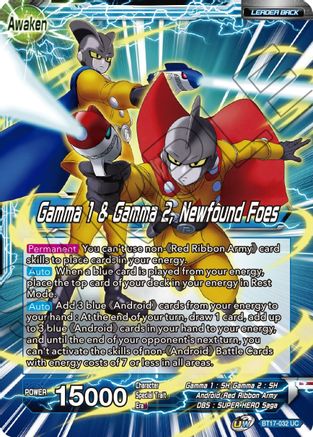 Gamma 1 & Gamma 2 // Gamma 1 & Gamma 2, Newfound Foes (BT17-032) - Ultimate Squad