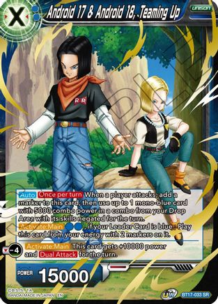 Android 17 & Android 18, Teaming Up (BT17-033) - Ultimate Squad Foil