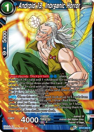 Android 13, Inorganic Horror (BT17-052) - Ultimate Squad Foil