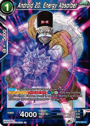 Android 20, Energy Absorber (BT17-051) - Ultimate Squad