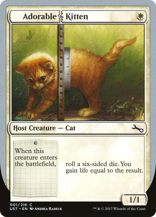 Adorable Kitten (UST-001) - Unstable Foil