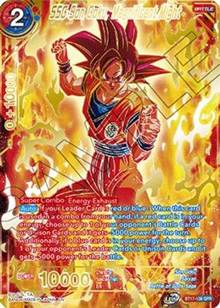 SSG Son Goku, Magnificent Might (SPR) (BT17-138) - Ultimate Squad Foil