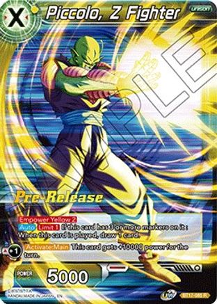 Piccolo, Z Fighter (BT17-085) - Ultimate Squad PreRelease Cards