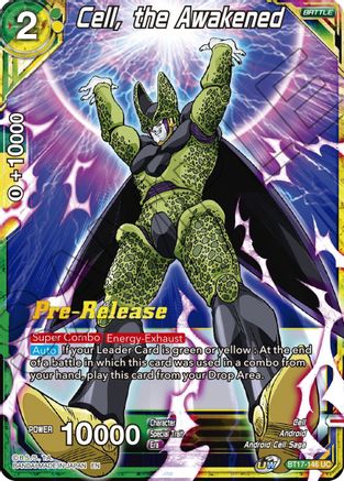 Cell, the Awakened (BT17-146) - Ultimate Squad PreRelease Cards