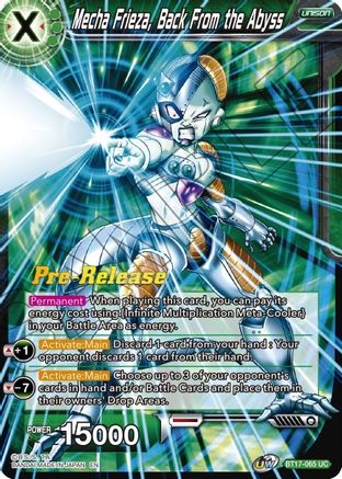 Mecha Frieza, Back From the Abyss (BT17-065) - Ultimate Squad PreRelease Cards