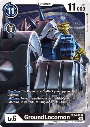 GroundLocomon (EX2-036) - Digital Hazard