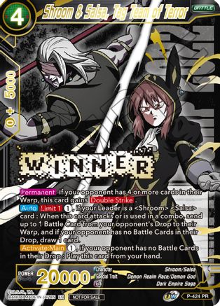 Shroom & Salsa, Tag Team of Terror (Championship Pack 2022 Vol.2) (Winner Gold Stamped) (P-424) - Promotion Cards Foil